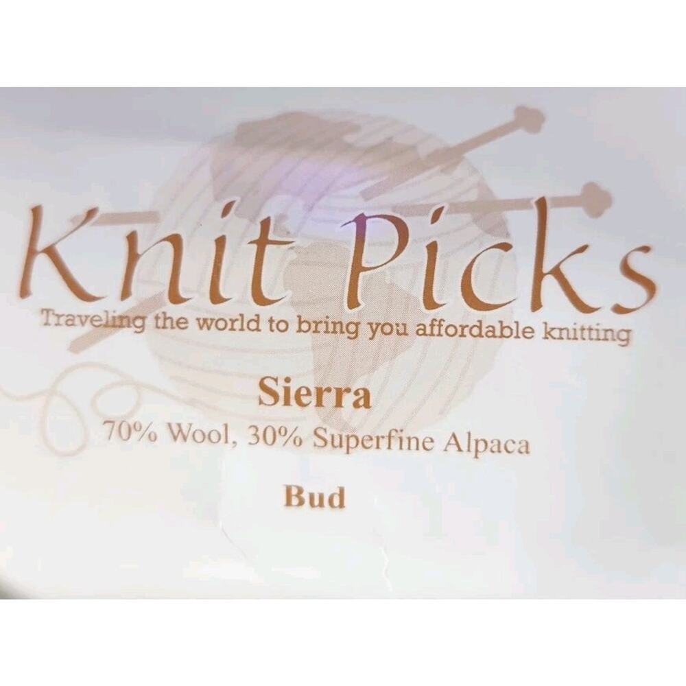 Knit Picks Sierra Yarn Lot of 3 Bulky Wool Alpaca Spring Pastel Colors - Picture 7 of 8